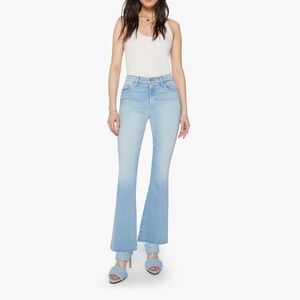 Mother The Weekender Fray Flare Leg Blue JeansCalifornia Cruiser Size 24